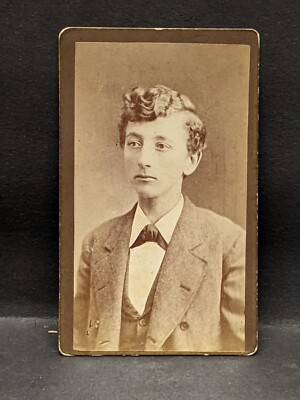 ST.   Joseph Missouri CDV photo of young man 