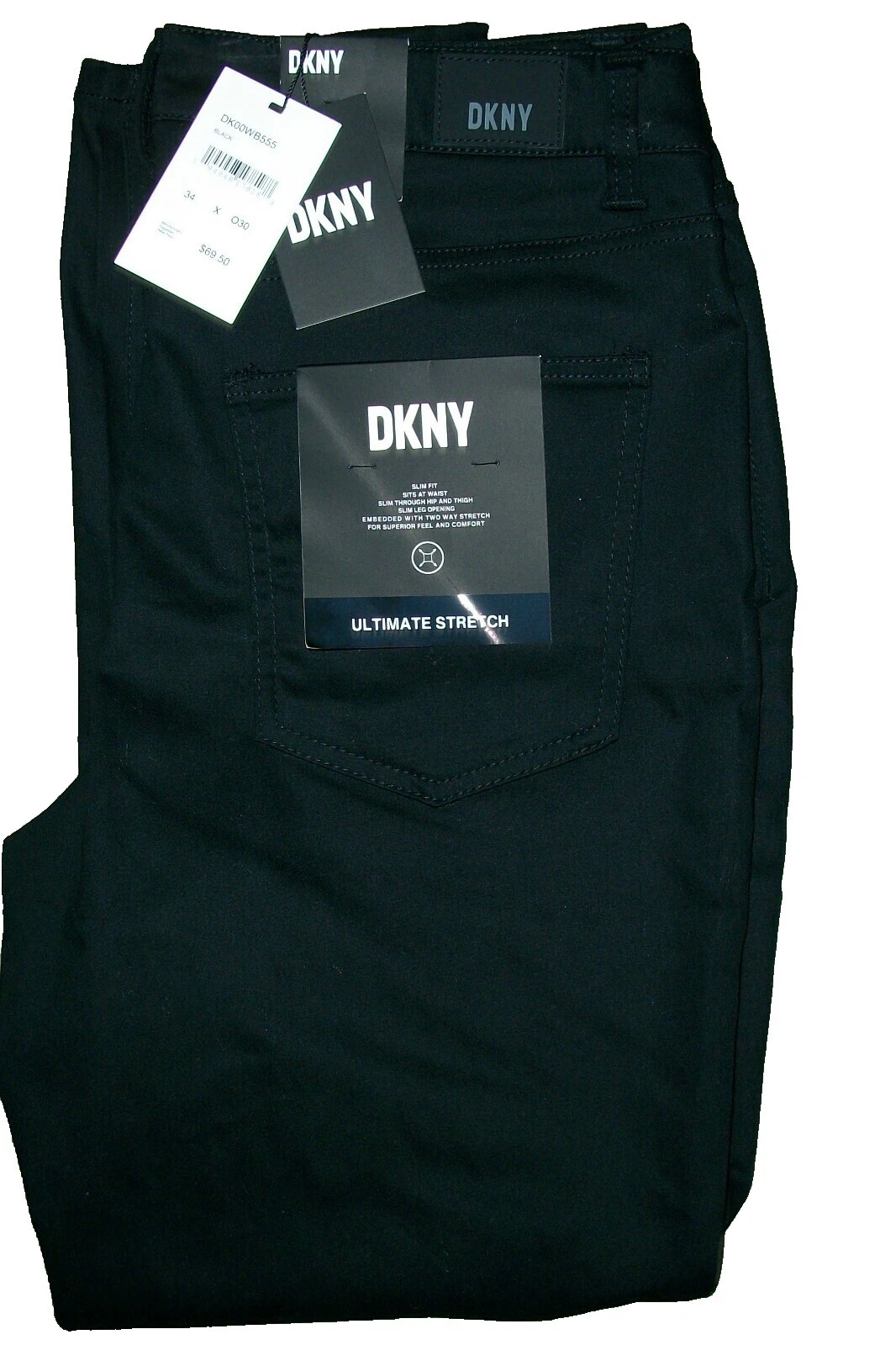 Jeans negros DKNY para hombres