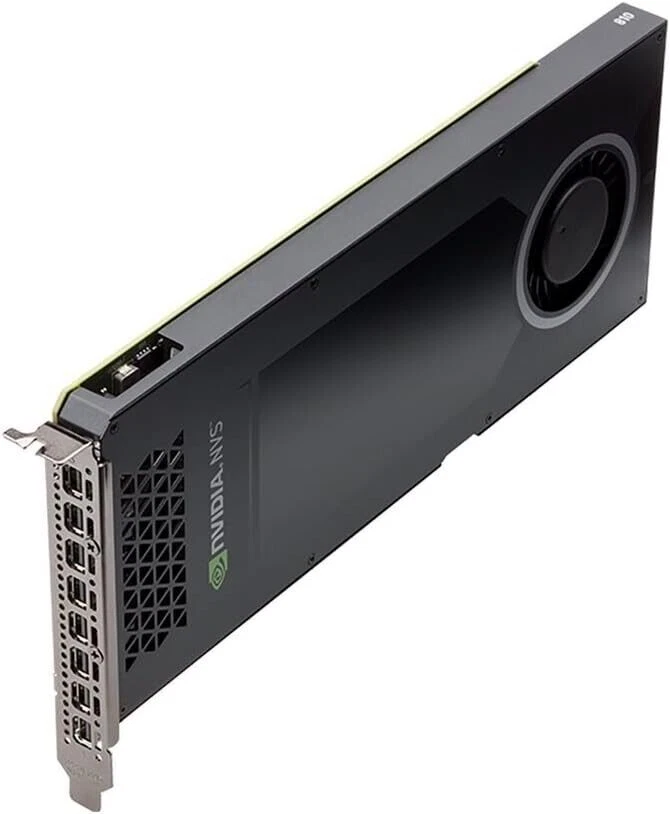 PNY Nvidia Quadro NVS810 NVS 810 8xDP 128-Bit 4GB DDR3 PCIe 3.0 VCNVS810DP-PB - Image 2 of 4