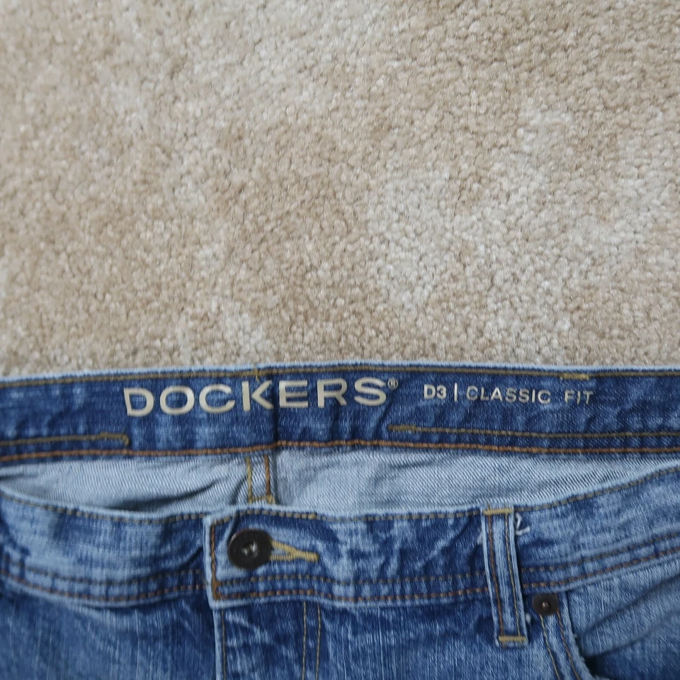 Dockers D3 Classic Fit Jeans Men's 38x34 Blue Denim Pants - Image 3 of 4