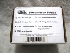 Auto Meter Pyrometer Probe 5247 Competition Series Nascar Racing Dirt Track Rv