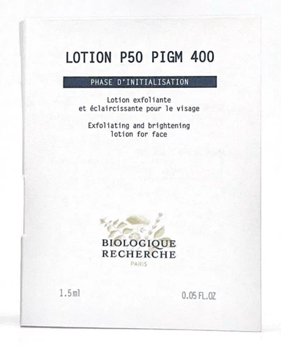 Biologique Recherche LOTION P50 PIGM 400 Sample SZ 1.5ML X 5PCS=7.5ML TOTAL!