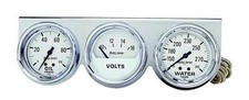 Autometer 2329 Autogage Console Water Temperature Oil Pressure Voltmeter 2-5