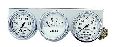 AutoMeter 2329 Autogage Console Water Temperature, Oil Pressure, Voltmeter, 2-5/