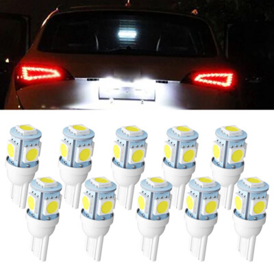 10 Xenon White 168 2825 LED License Plate Light Bulb for 2000-2023 Nissan Maxima
