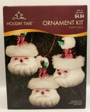 Christmas Ornament Craft Kit Sulyn HolidayTime Saint Nick Santa Sequins Beads
