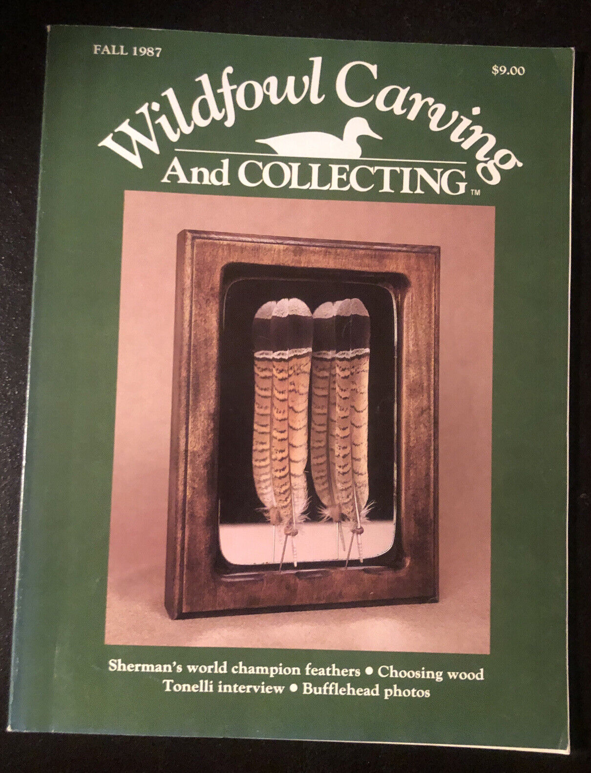 Wildfowl Carving and Collecting Fall 1987  - Contents in Photos
