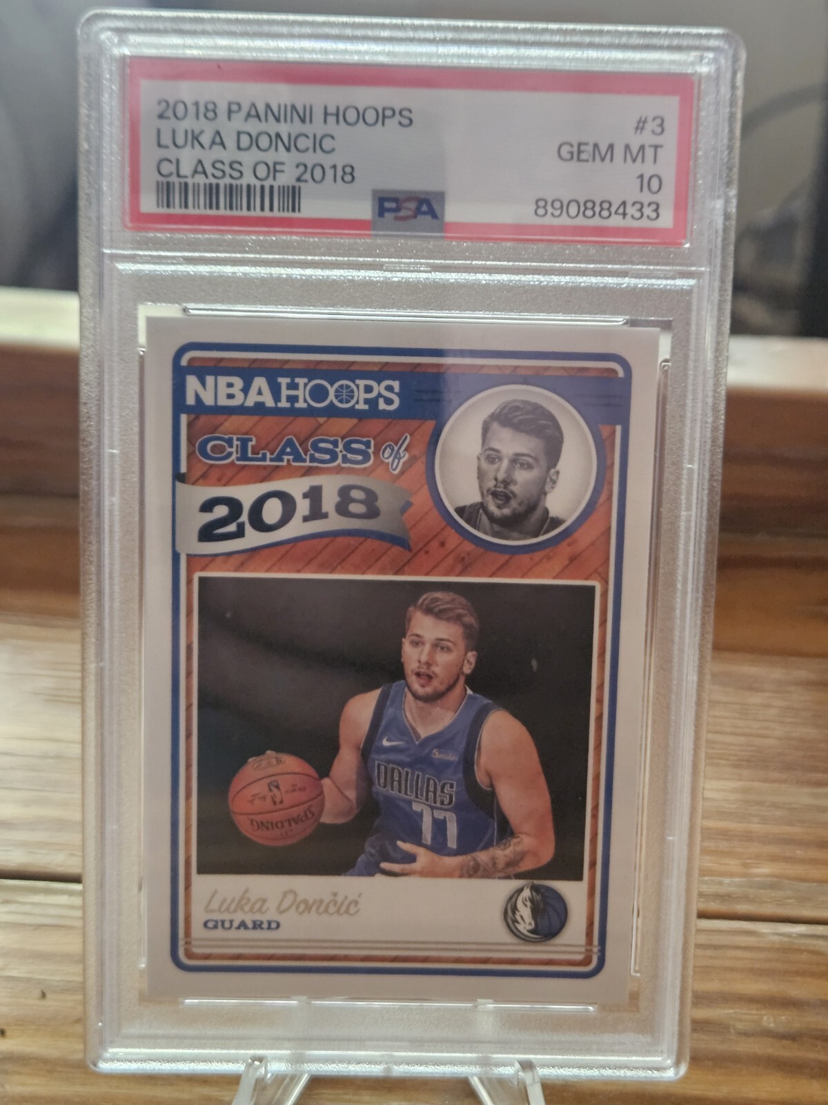 2018-19 Panini NBA Hoops Luka Doncic Class Of 2018 #3 - Rookie RC - PSA 10