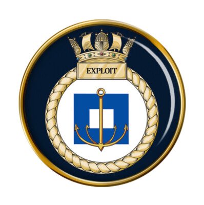 Hms Exploit, Royal Navy Anstecker Abzeichen