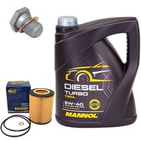 MotoröL Set 5W40 5 Liter + ÖLfilter SH 426 P + Schraube FüR BMW 7Er 740D E65 66