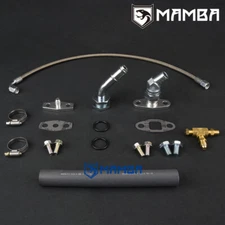 MAMBA 05~10 TOYOTA Scion TC w/ Garrett T3/T4 Turbo Oil Feed & Return Line Kit