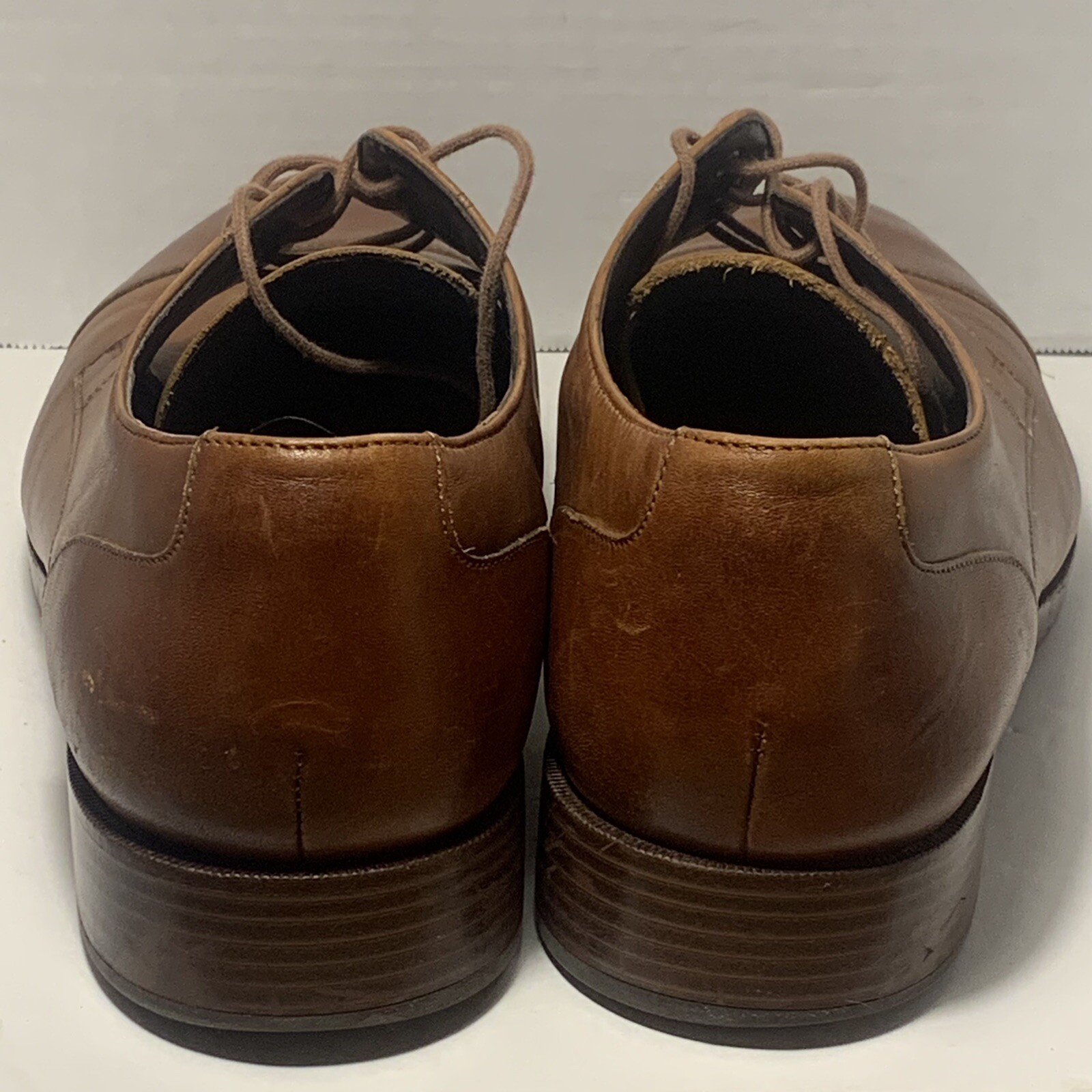 SAOLA Cappello marrone Cole Haan da uomo Henry Grand Oxford C24519 taglia 12 scarpe eleganti