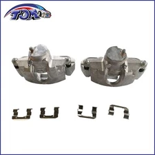 Front Brake Calipers w/ Bracket Pair 2 for 2008-2011 Ford Focus 18B5068 18B5069