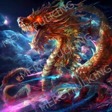 Dragon - Digital AI Art Image (4k HD) High Resolution Print Download