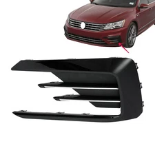 For VW Passat R-Line 2016-2019 Front Fog light Cover Grille Left 561854661QFOD