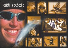 Gitti KÖCK - Austria, Brązowa Olimpia 1998 snowboard, oryginalny autograf!
