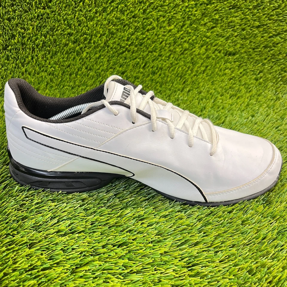 Puma Super Levitate Para Hombres Talla 13 Blanco Negro Caminar Correr Zapatos Tenis Foto 4 de 4