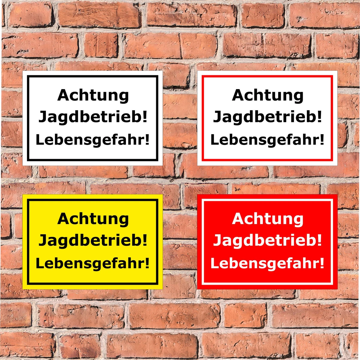 Privatweg - Betreten U. Befahren Auf Eigene Gefahr - ALU Oder PVC
