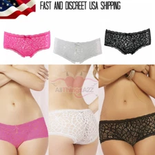 Seven til Midnight Lace Crocheted Panties Lingerie Hip hugger Cheeky Underwear