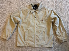 Quicksilver Beige Full Zip Jacket Boys Medium 12-14