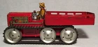1940s Marx Giant Reversing Tractor Truck w/ Farmer Rare Vtg Working Wind Up Tin