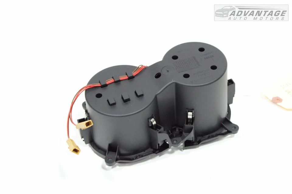 AUDI Q3 QUATTRO 2015-2018 consola central doble portavasos plástico negro OEM Foto 4 de 4