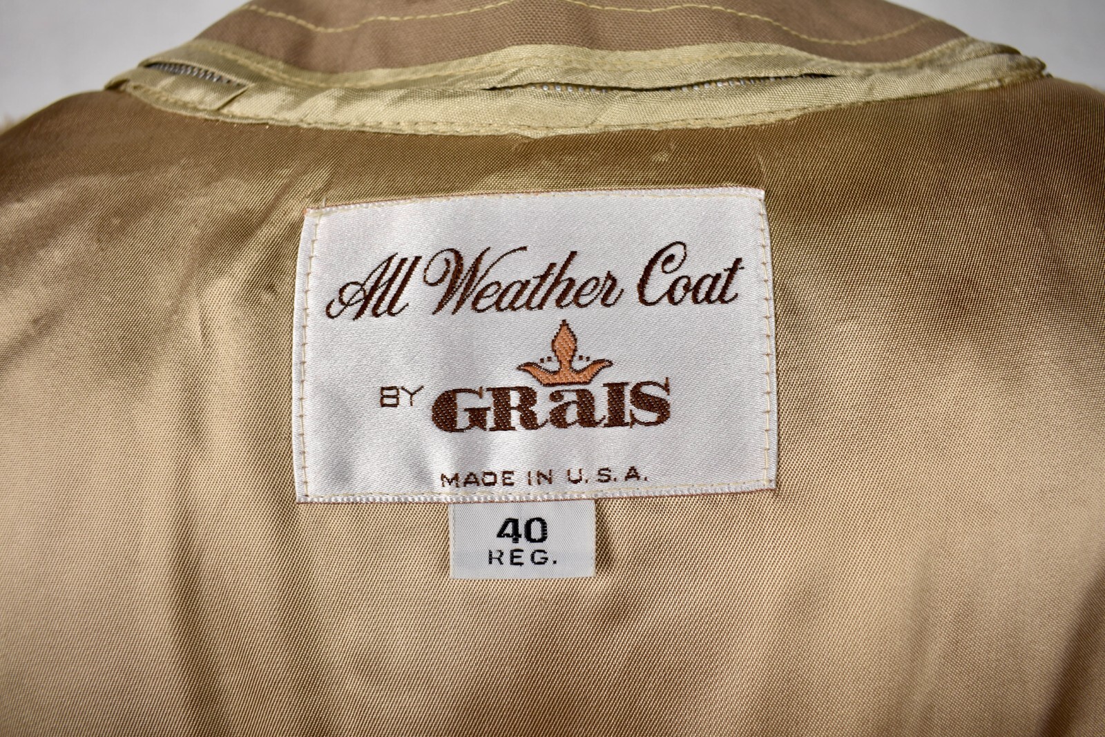 Grais Solid Brown 100% Texturized Polyester Three… - image 6