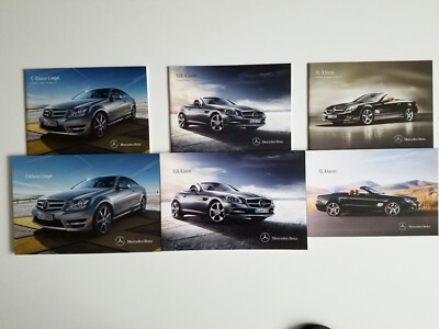 Mercedes-Benz Kataloge Prospekte Preislisten  C-Klasse Coupe SL- SLK-Klasse 2011
