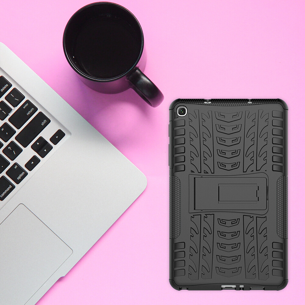 For Samsung Tab A 8.0" P200 P205 Case Hybrid Rugged Hard Back Cover Kickstand