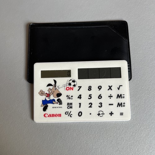 Calculatrice Canon Officielle Coupe Du Monde France 98, Neuve Sous Blister