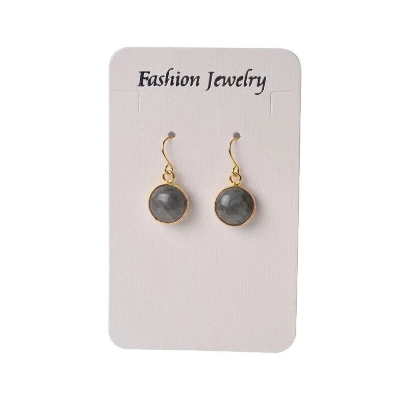 Silver Plated Unakite Fashion Earrings