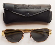 VINTAGE COMMAND / AO AVIATOR PILOT SUNGLASSES WITH CASE FG-58 HGU-4/P