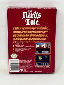 NES Nintendo - The Bard's Tale - CIB Complete in Box w/ All Inserts - Tested