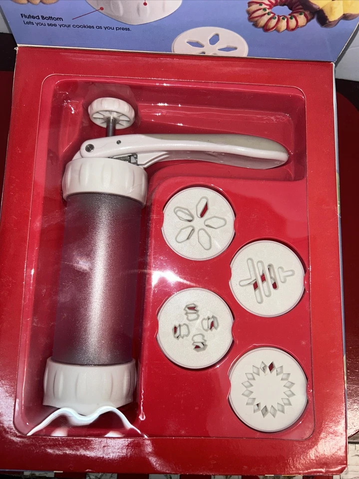 Prensa de galletas Wilton Cookie Max 12 formas discos 2104-4021 nueva caja sellada Foto 4 de 4