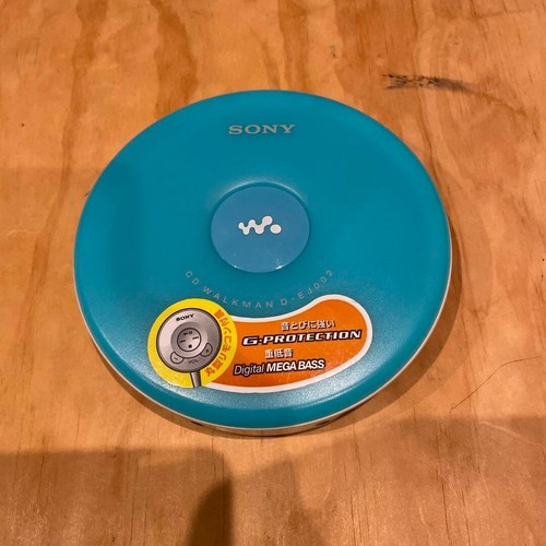 SONY D-EJ002 CD Walkman Portable CD Player Blue - Tested & Working - Picture 2 of 7