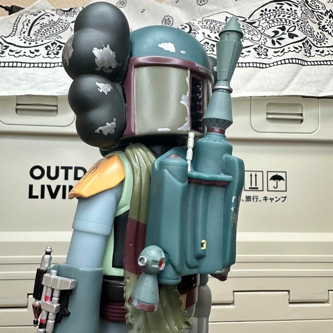 KAWS Star Wars Boba Fett Vinyl Figure No Box Near Mint from KAWS Star Wars Boba Fett Vinyl Figure No Box Near Mint from
