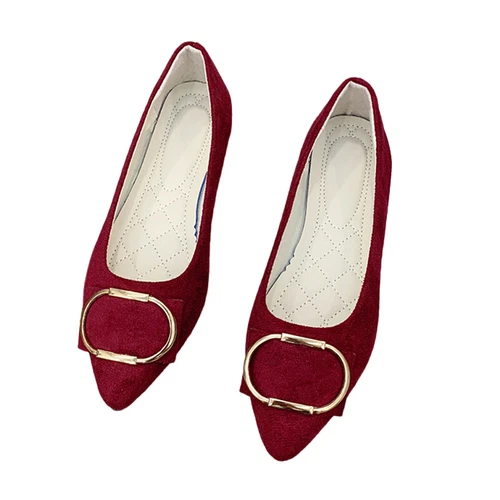 Bequemer modischer eleganter Damenschuh rutschfest flache Schuhe Slipper flache Party - Bild 60 von 75