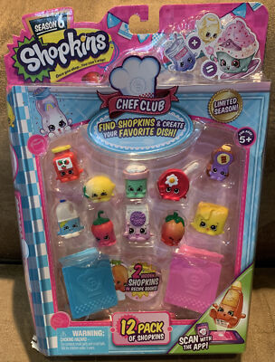 SHOPKINS CHEF CLUB 12 PACK LIMITED SEASON 6 | eBay