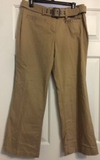 Tommy Hilfiger Size 8 khaki beige Pants With Belt women's