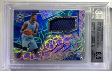 2018-19 Spectra Jaren Jackson Jr Neon Blue Prizm Jersey Auto BGS 8.5 Rookie #/99