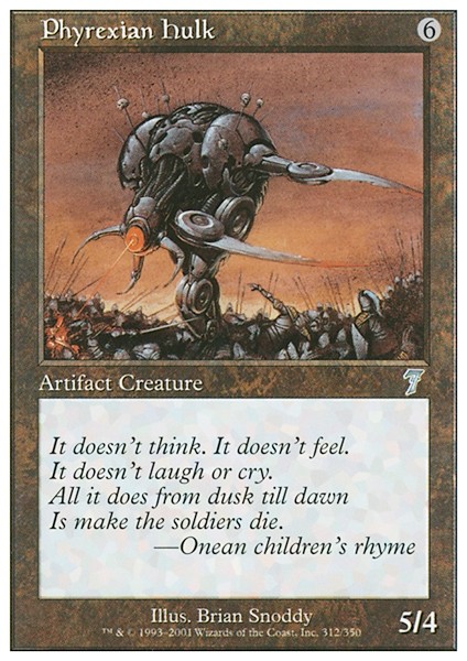 PHYREXIAN HULK x4 mtg NM 7th Edition 4 Unc