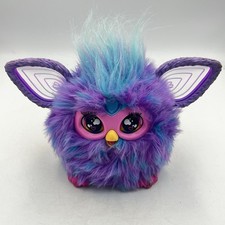 Furby Purple Plush Tye Dye Interactive Toy 2023 Tested Batteries Not Included