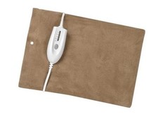 Deluxe Heating Pad Moist/Dry Heat Therapy 12" x 15" Brown