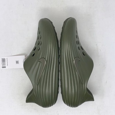 Nike ReactX Rejuven8 Olive Green Clog Slipper Sandal Sneakers