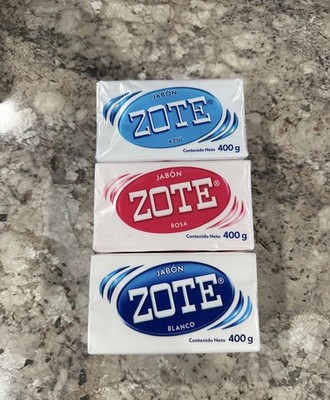 ZOTE LAUNDRY SOAP Bundle Washing Clothes Laundry 14.1oz Detergent Jabon (3 Bars)