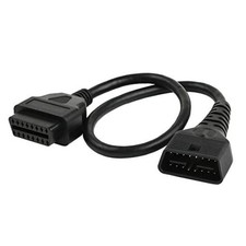 Full 16 Pin OBD2 OBD II Male to Female Extension Cable Cord 50CM/20INCH