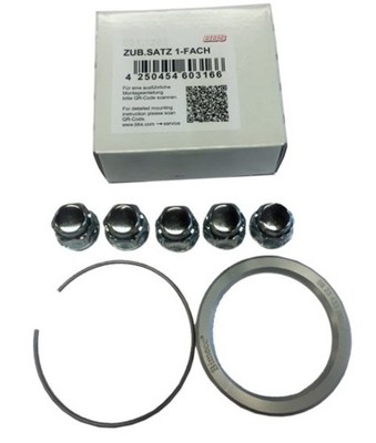 BBS PFS Kit for Toyota Lexus 60mm with 82mm Clip and Lug Nuts - 09.31.123
