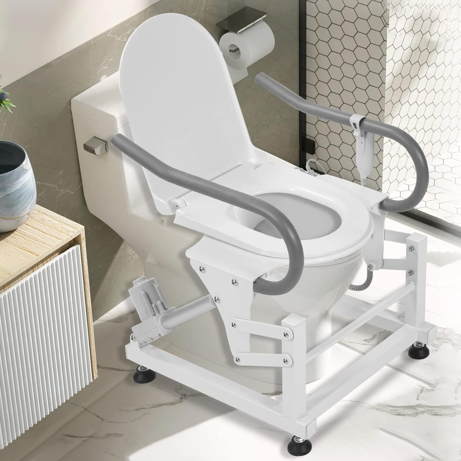 Lift For Elderly, Dual Motors, Padded Arms, Supports 440lbs