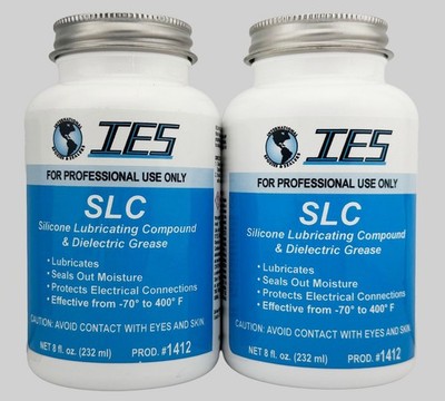 IES SILICONE DIELECTRIC GREASE & LUBRICATING COMPOUND, 8 FL OZ. CAN,  2/BX