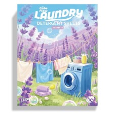 Laundry Detergent Sheets, Lavender Scent - 40 Loads 1 Count Pack of 40 